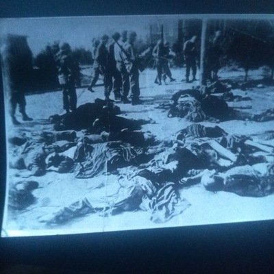 Zdjęcie. Obóz Dachau Wyzwolenie 1945