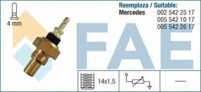 Fae 32220 датчик, температура жидкость охлаждающий фото №1