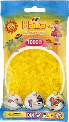 Hama 207-14 - Kolor żółty transparentny - 1000szt