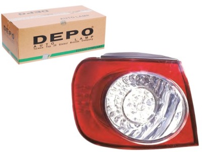 Depo лампа задня комбінована vw golf plus led 04-13- фото №1