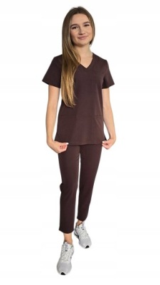 Komplet medyczny czekoladowy basic premium roz. M