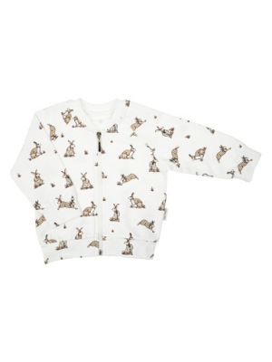 Bluza dresowa kremowa Nicol, r. 68