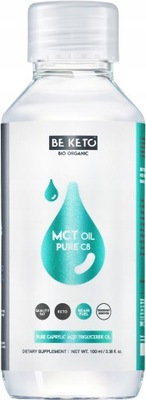 BE KETO OLEJ MCT 100% C8 100ml SUPLEMENT DIETY