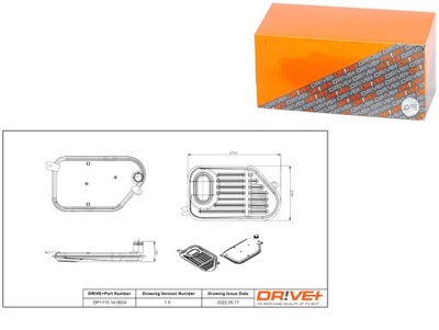 ФИЛЬТР AUTOMATYCZNEJ КОРОБКИ ПЕРЕДАЧ AUDI A4 С ПРОКЛАДКОЙ DRIVE+