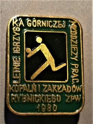 Odznaka - Letnie Igrzyska Górniczej Młodzieży