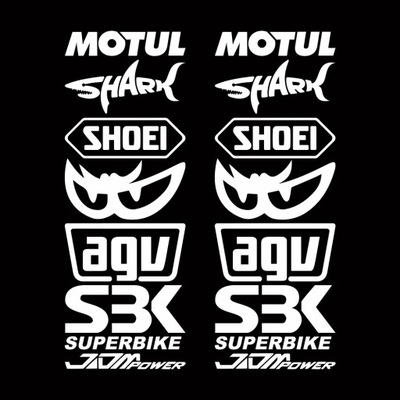 2 PIECES STICKERS MOTORCYCLE SIDE BELT HELMET BIKES STICKERS NA ~20357  