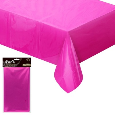 OBRUS FOLIOWY B&C METALICZNY MAGENTA 137x183cm GODAN