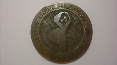 Medal Lublin zespół tańca ludowego brąz 5 cm