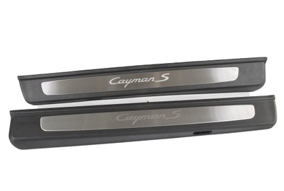 Porsche 718 cayman s 981/982 listwy/progi сталь l+r фото №1