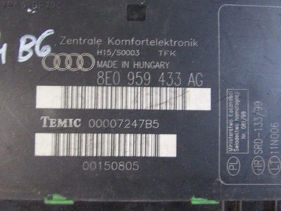 MODULIS KOMFORTO AUDI A4 B6 