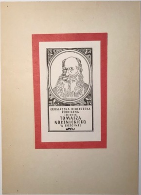 Ex-libris Bibl.im.Tomasza Nocznickiego w Gościnie