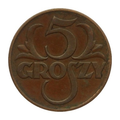 [M10122] Polska 5 groszy 1939