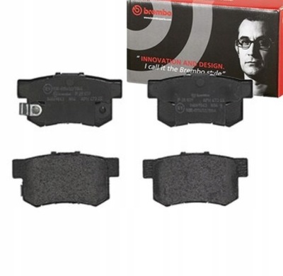 Тормозные колодки тормозные задняя do honda stream 1.7 2.0 фото №1