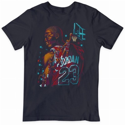 T-shirt NBA Jordana Numer 23 z unikatowym nadrukiem