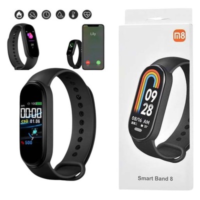 SMARTWATCH SMARTBAND M8 Opaska Sportowa Bluetooth Aplikację Zegarek hit