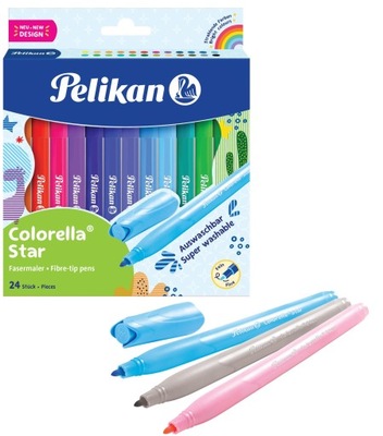 Pisaki flamastry PELIKAN Colorella 24 kolory