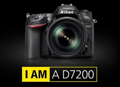 Aparat NIKON D7200 Body 24.2Mpx 121.715 zdjęć + Grip + 64GB # FV