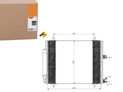 Nrf 35669 конденсатор, кондиционер фото №1