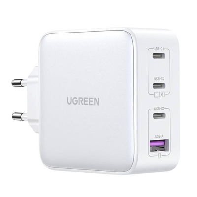 Ładowarka sieciowa UGREEN 15337 Nexode, 3xUSB-C, USB-A 3.0, PD3.0, QC4.0, G