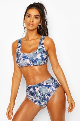 BOOHOO KOMPLET BIKINI PRINT 7K8 XXJ__S