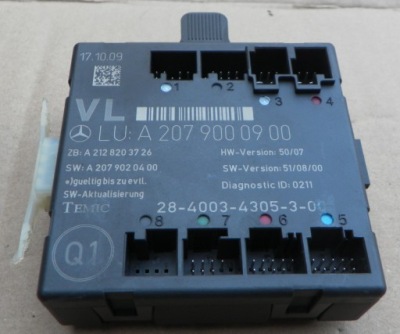 Mercedes c207 3.0 2009 модуль двері ліва фото №1