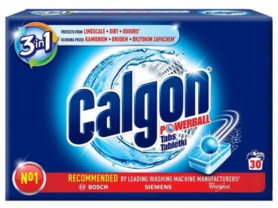 Calgon tabletki odkamieniacz do pralki 3w1 30szt