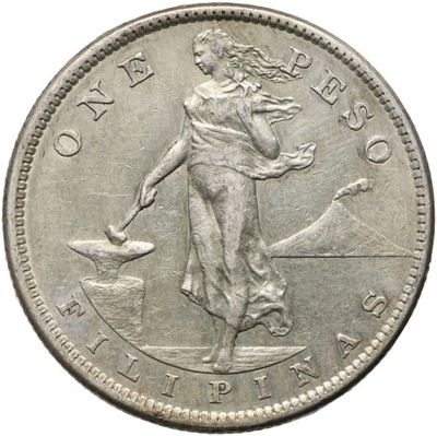 Filipiny, 1 peso 1907