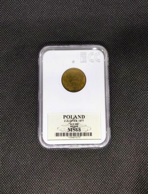 Moneta 2 zł - 1977 - Grading - MS68