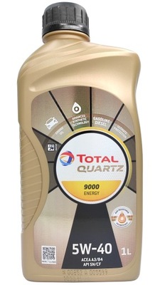 OLEJ TOTAL 5W40 QUARTZ ENERGY 9000 1L