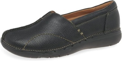 CLARKS DAMSKIE PÓŁBUTY WSUWANE SKÓRZANE 38 ŻGD