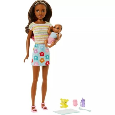 Mattel Barbie Opiekunka z Bobasem Cheri GRP10 HJY3
