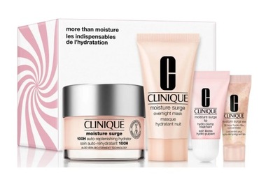 CLINIQUE Moisture Surge krem maska serum zestaw