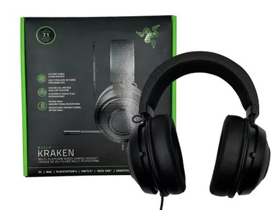 GAMINGOWE PRZEWODOWE SŁUCHAWKI NAUSZNE RAZER KRAKEN 7.1