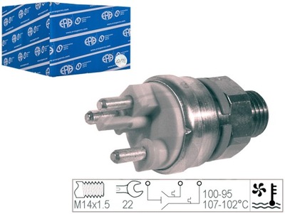 SENSOR CONMUTADOR TERM. VENTILADOR ERA 330216 ERA ERA  