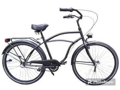 Rower męski Cruiser Imperial Bike, rama 20 cali, koła 28 cali,czarny