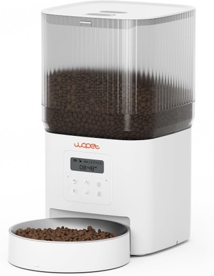 WOPET automatyczny dozownik karmy 4L WiFi z aplikacja i nagrywaniem glosu