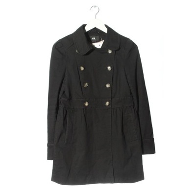 H&M Prochowiec Rozm. EU 38 czarny Pea Coat