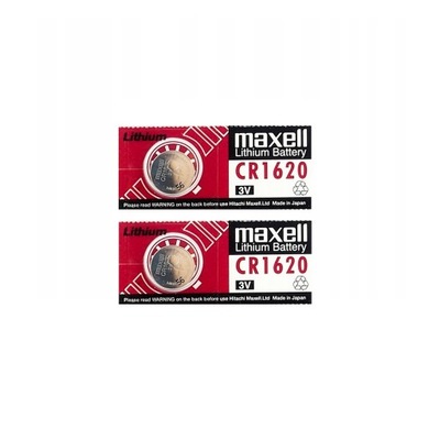 2 x bateria litowa CR1620 Maxell 1620 DL1620