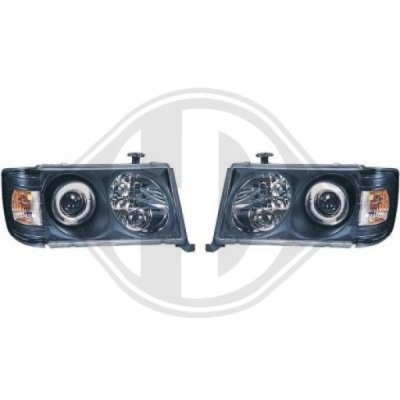 Лампа фара перед левая правая mercedes 200-300e w124 85-95 фото №1