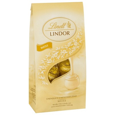 Lindt Lindor Weiss 136 g z Niemiec