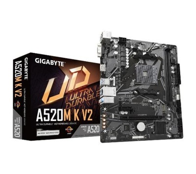 Płyta główna Gigabyte A520M K V2 micro ATX AMD Ryzen AM4 2x DDR4