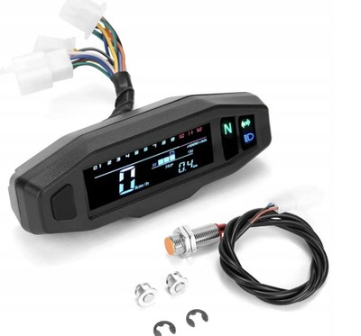 VELOCÍMETRO PARA MOTORA PARA MOTOCICLETA LCD MINI  