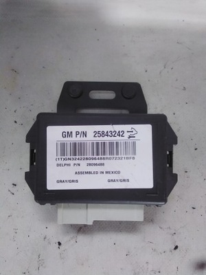 7478 OPEL ANTARA MÓDULO UNIDAD DE CONTROL KONFORTU 25843242  