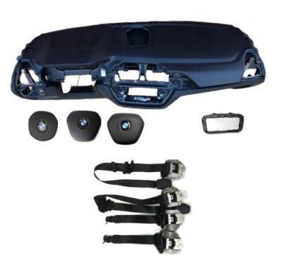 Bmw x3 g01 панель приладів гумовий елемент подушки безпеки ремені комплект фото №1