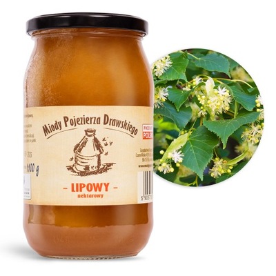 Miód Lipowy 1,1kg aromatyczny naturalny