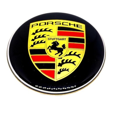 PORSCHE EMBLEMA INSIGNIA PEGADURA 56 MM  