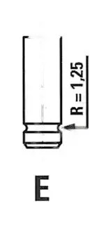 FRECCIA R6095/RCR КЛАПАН ВИПУСКНИЙ 