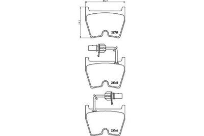 ZAPATAS DE FRENADO T1222  