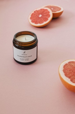 SOYOOSH Świeca Sojowa Grapefruit+Sage 100 g