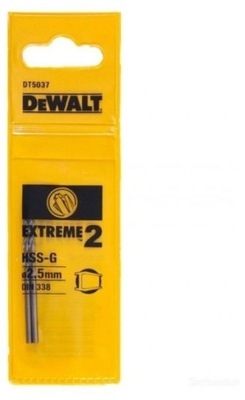 WIERTLO : METALU 2,5 MM DT5037 DEWALT 